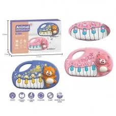 Детское пианино BabyToys MTK 036 со звуками животных и подсветкой