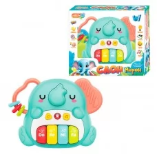 Синтезатор детский WToys Слон Мирон с музыкой
