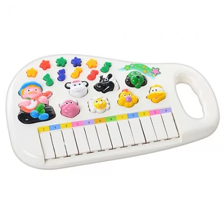 Детское пианино BabyToys M 0381 с музыкой на батарейках