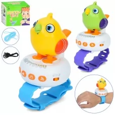Интерактивная игрушка птица BabyToys 1801 с музыкой и USB зарядкой Интерактивная игрушка птица BabyToys 1801 с музыкой и USB зарядкой