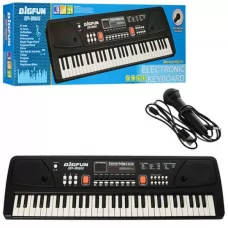 Синтезатор BF-630A1 61клавиша,микрофон,USB,запись,Demo, 10 ритмов, регулятор громкости, от сети / батарейки АА,в кор-ке