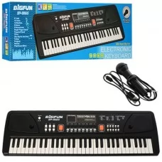 Синтезатор BF-630A1 61 клавіша, мікрофон, USB, запис, Demo, 10 ритмів, регулятор гучності, від мережі / батарейки АА, в коробці