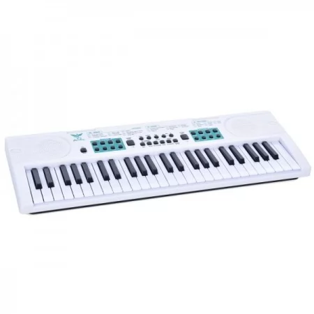 Синтезатор BX-1682A-B 54см, 49клавіш, мікрофон, запис, демо, 2 кольори, USB-шнур або бат-ки, в кор-ці Синтезатор BX-1682A-B 54см, 49клавіш, мікрофон, запис, демо, 2 кольори, USB-шнур або бат-ки, в кор-ці