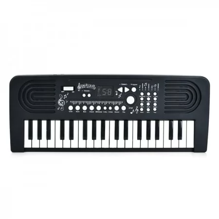 Синтезатор TX-379-B-F-H 37клавіш, 43-17см, мікрофон, запис, музика, звуки тварин, регулятор гучності, 4 кольори, на бат-ці/від мережі USBшнур, в кор-ці