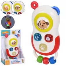 Іграшковий телефон BabyToys 66012 з музикою та світлом