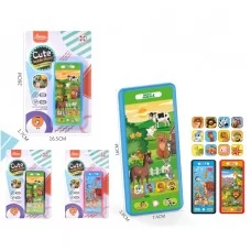 Детский телефон BabyToys 678-9-1A с музыкой и звуками животных