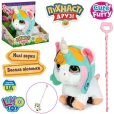 Каталка-игрушка единорог на палке музыкальная 19см Каталка-игрушка единорог на палке музыкальная 19см