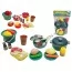 Дитячий іграшковий набір посуду ігровий Kitchen 0014-10, 25 см, з продуктами та каструлею