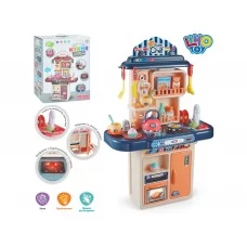 Детская игрушечная кухня Маленької господині 46-20-70 см Limo Toy 16854C 28 предметов