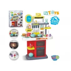 Кухня ігрова зі світлом та звуком 16911A, 76 см, з мийкою та парою, Limo Toy