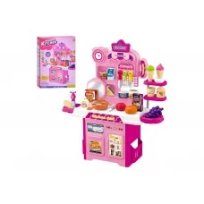 Ігрова кухня Limo Toy 922-207 з посудом і продуктами, 50 см, 53 предмети