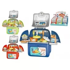 Игровой набор кухня в чемодане Cooking Kitchen, 28 см, с аксессуарами, 3 вида M9911