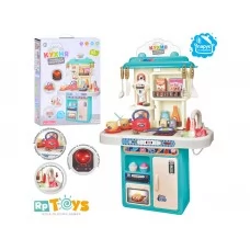 Детская игрушечная кухня 46-20-70 см 42 предмета Limo Toy 16890A