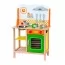 Дитяча кухня Viga Toys з дерева з посудом 50957FSC