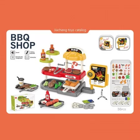 Игрушечный гриль BabyToys 668-145 пластиковый для девочек