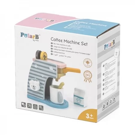 Игрушечная кофемашина PolarB из дерева
