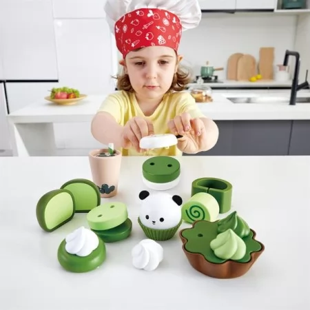 Іграшкові продукти Hape Десерти із зеленого чаю E3195