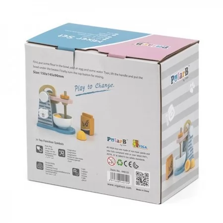 Игрушечный миксер PolarB из дерева Игрушечный миксер PolarB из дерева