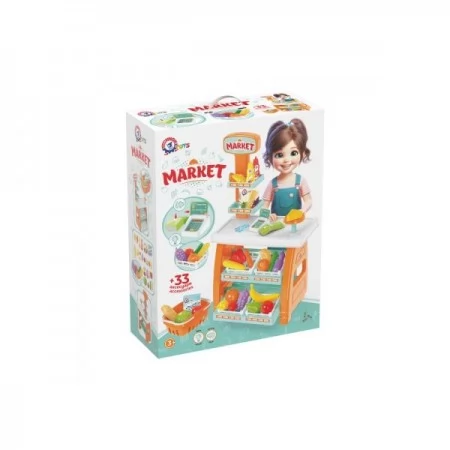 Игрушечный набор "Маркет ТехноК", арт.0730 - Размеры 61 х 48 х 20 см, 
 - Вес 3165 г