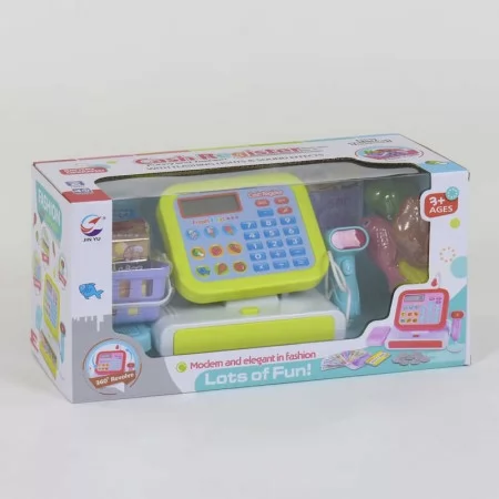 Игрушечный кассовый аппарат BabyToys со сканером и звуком