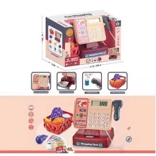 Игрушечный кассовый аппарат BabyToys 8888 A со звуком и сканером
