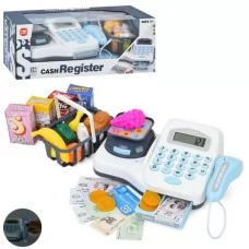 Кассовый аппарат LS820A15H 25см, калькулятор, сканер, звук, світло, ваги, корзина, продукти, гроші, на бат-ці