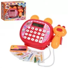Кассовый аппарат BabyToys X858-1G со звуком и светом для девочек