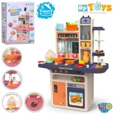 Игрушечная кухня Limo Toy 889-161 с водой и светом, 65 предметов