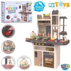 Кухня 889-211 93,5-71-28,5см, звук, світло, мийка-ллється вода (механічні), духовка, плита, посуд, продукти, яйцеварка, дощечка для малювання, крейда, губка, 65 предметів, на батареці, в коробці Кухня 889-211 93,5-71-28,5см, звук, світло, мийка-ллється вода (механічні), духовка, плита, посуд, продукти, яйцеварка, дощечка для малювання, крейда, губка, 65 предметів, на батареці, в коробці