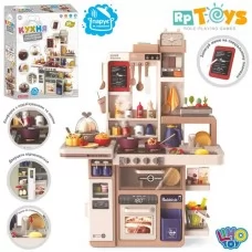 Кухня 889-230 93-69-27, плита, мийка-ллється вода, пара, звук, світло, посуд, продукти, 88 дет, на бат-ці, в кор-ці Кухня 889-230 93-69-27, плита, мийка-ллється вода, пара, звук, світло, посуд, продукти, 88 дет, на бат-ці, в кор-ці