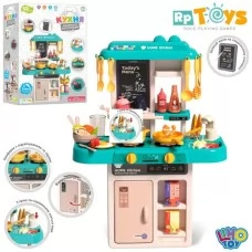 Игрушечная кухня с водой и светом 889-257, 43 предмета