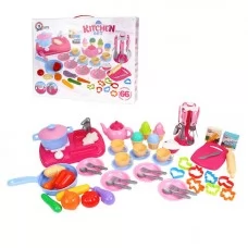  Кухня з набором посуду 7280 "Technok Toys", 66 предметів