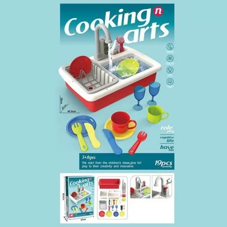 Дитяча мийка BabyToys 5806 пластмасова для дівчинки