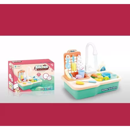 Детская посудка BabyToys WD-P 25 зеленая для девочки