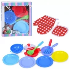 Детская посудка BabyToys 168-17 кухонный набор с сковородкой Детская посудка BabyToys 168-17 кухонный набор с сковородкой