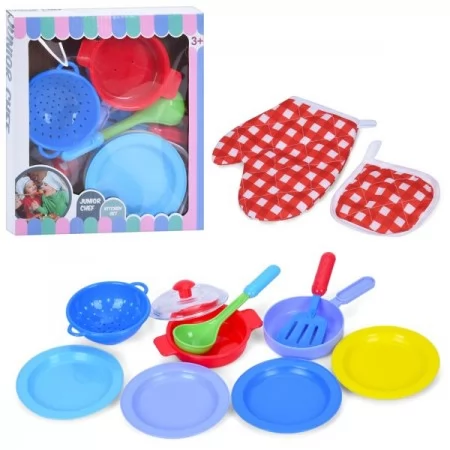 Дитяча посудка BabyToys 168-17 кухонний набір зі сковородкою