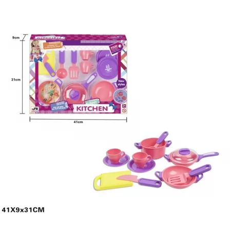 Дитячий посуд BabyToys 2999-1 для дівчаток від 2 років