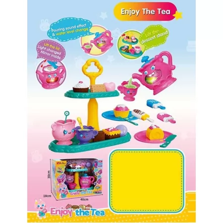 Детская посудка BabyToys 35639 пластиковая разноцветная