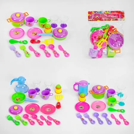 Дитячий посуд BabyToys 977 A-D для дівчинки, 3 види