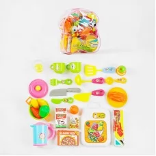 Детская посудка BabyToys 9953 набор 25 предметов в сумке Детская посудка BabyToys 9953 набор 25 предметов в сумке
