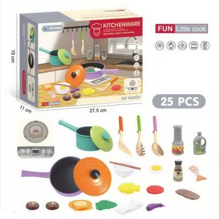 Детская посудка BabyToys KT 26 пластиковая для девочек