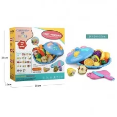 Игрушечный набор продуктов BabyToys 130 B1 с ножом и доской