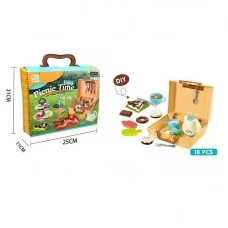 Іграшковий набір продуктів BabyToys 699-91, 18 елементів для чаювання