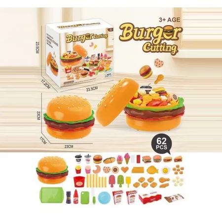 Игровой набор продуктов BabyToys 62 элемента с липучками