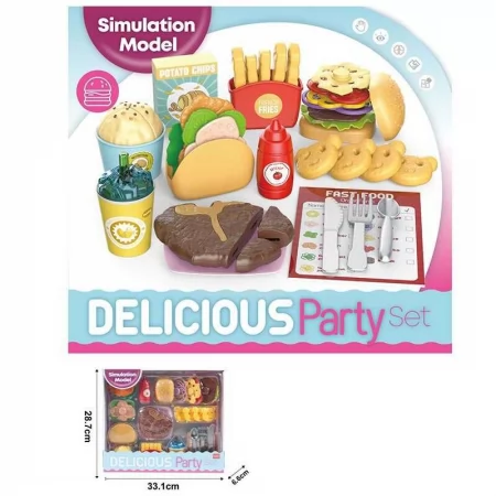 Набір іграшкових продуктів BabyToys LY 8638 A з посудом