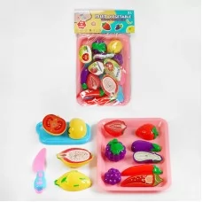 Игрушечные продукты BabyToys MDX 130 на магнитах с доской для нарезания
