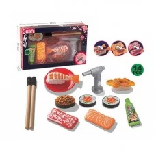 Игрушечный набор суши BabyToys XG 3-19 с UV-пальником, 14 элементов Игрушечный набор суши BabyToys XG 3-19 с UV-пальником, 14 элементов