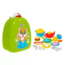 Набір продуктів у рюкзаку 8225 "Technok Toys", посуд, їжа Набір продуктів у рюкзаку 8225 "Technok Toys", посуд, їжа