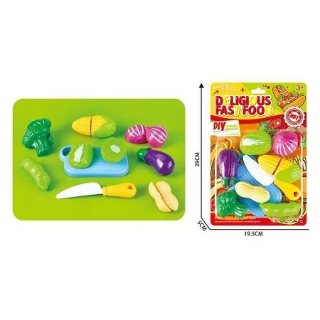 Игрушечные овощи на липучках BabyToys для девочек от 2 лет