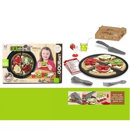 Игровой набор Пица BabyToys XJ 350 пластиковый с коробкой
